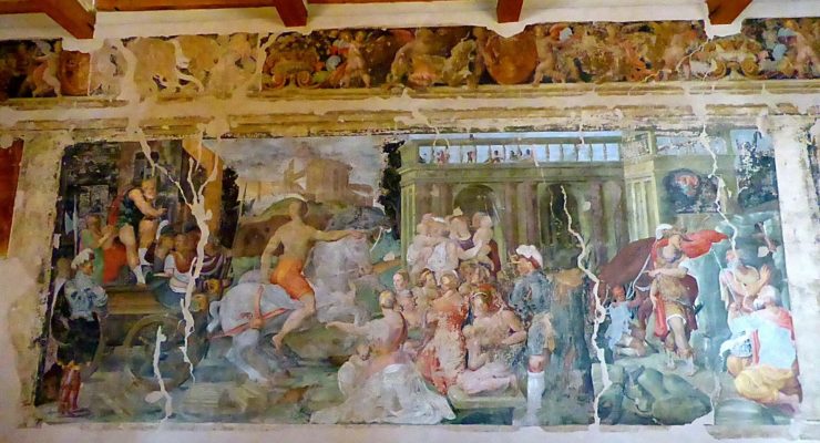 Palazzina della viola affresco